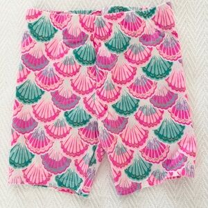 Shell print cartwheel shorts 5/6